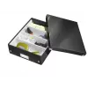 Leitz Click & Store WOW scatola organizer media, nero, cartone, 880 g