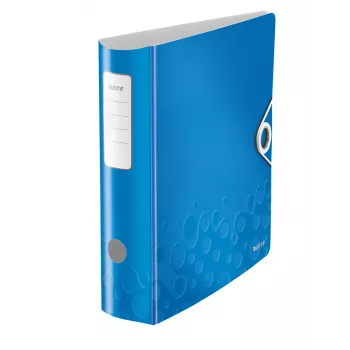 Leitz raccoglitore ad anelli Active PP WOW A4/80mm, A4, Polyfoam, blu, 500 fogli, 80 g/m², 8,2 cm