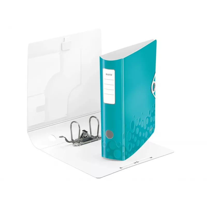 Leitz raccoglitore ad anelli Active PP WOW A4/80mm, A4, Polyfoam, turchese, 500 fogli, 80 g/m², 8,2 cm