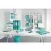 Leitz raccoglitore ad anelli Active PP WOW A4/80mm, A4, Polyfoam, turchese, 500 fogli, 80 g/m², 8,2 cm