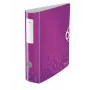 Leitz raccoglitore ad anelli Active PP WOW A4/80 mm, A4, Polyfoam, viola, 500 fogli, 80 g/m², 8,2 cm