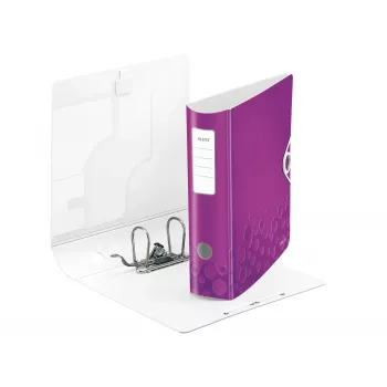 Leitz raccoglitore ad anelli Active PP WOW A4/80 mm, A4, Polyfoam, viola, 500 fogli, 80 g/m², 8,2 cm