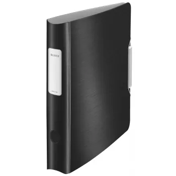 Leitz raccoglitore ad anelli 180° Active Style PP A4/60mm, A4, Polyfoam, nero, 350 fogli, 80 g/m², 6,5 cm