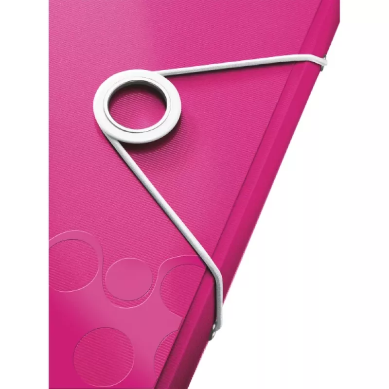 Leitz cartella con 3 lembi WOW PP A4, A4, polipropilene (PP), rosa, verticale, 150 fogli, 235 mm