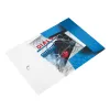 Leitz cartella con 3 lembi WOW PP A4, A4, polipropilene (PP), blu, metallizzato, verticale, 150 fogli, 235 mm