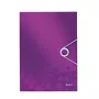 Leitz cartella con 3 lembi WOW PP A4, A4, polipropilene (PP), metallizzato, viola, verticale, 150 fogli, 235 mm