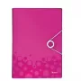 Leitz cartella progetto WOW PP, raccoglitore tradizionale, A4, polipropilene (PP), metallizzato, rosa, 200 fogli, 254 mm