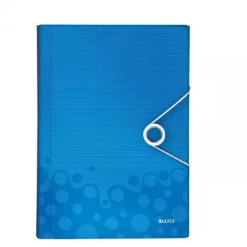 Leitz cartella progetto WOW PP, A4, polipropilene (PP), blu, 200 fogli, 254 mm, 38 mm