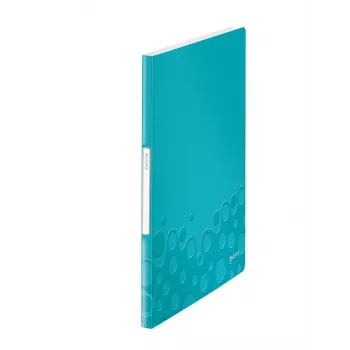 Leitz album con tasche WOW PP 20 tasche, blu, metallizzato, polivinilcloruro (PVC), 20 tasche, A4, 231 mm, 13 mm