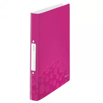 Leitz 42570023 raccoglitore ad anelli A4 metallizzato, rosa