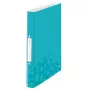 Leitz WOW raccoglitore ad anelli PP A4 2RR/25mm, A4, anelli tondi, polipropilene (PP), blu, metallizzato, bianco, 190 fogli