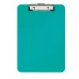 Leitz WOW cartella con clip senza copertina anteriore, A4, plastica, blu, 80 fogli, 228 mm, 320 mm