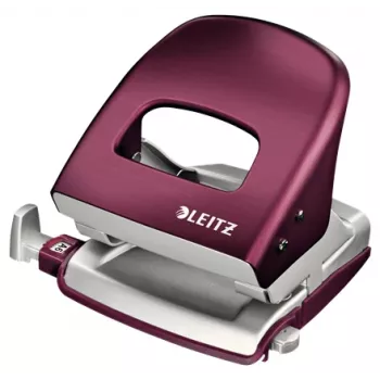Leitz NeXXt 5006 perforatore 30 fogli rosso, argento