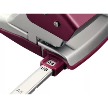 Leitz NeXXt 5006 perforatore 30 fogli rosso, argento