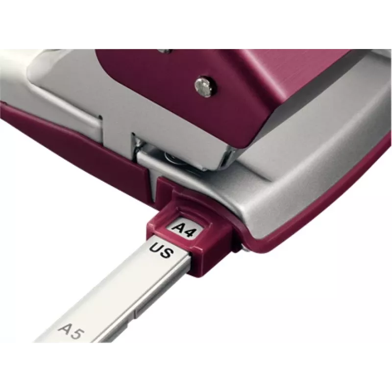 Leitz NeXXt 5006 perforatore 30 fogli rosso, argento