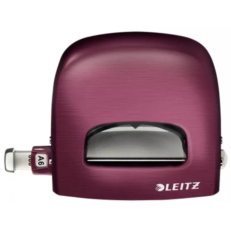 Leitz NeXXt 5006 perforatore 30 fogli rosso, argento