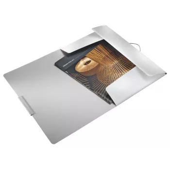 Leitz Style cartella a 3 lembi PP A4, A4, polipropilene (PP), bianco, 150 fogli, 80 g/m², elastico