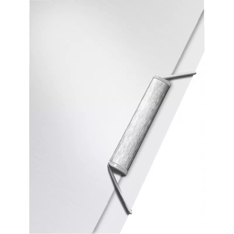 Leitz Style cartella a 3 lembi PP A4, A4, polipropilene (PP), bianco, 150 fogli, 80 g/m², elastico