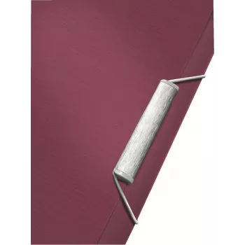 Leitz Style cartella a 3 lembi PP A4, A4, polipropilene (PP), rosso, 150 fogli, 80 g/m², elastico