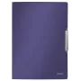Leitz Style cartella a 3 lembi PP A4, A4, polipropilene (PP), blu, 150 fogli, 80 g/m², elastico
