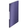 Leitz Style album trasparente PP 40 pagine, blu, cloruro di polivinile (PVC), 40 scomparti, A4, 233 mm, 16 mm