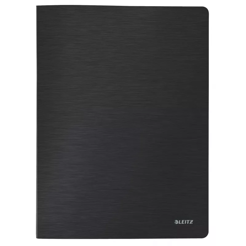 Leitz Style album trasparente PP 40 pagine, nero, cloruro di polivinile (PVC), 40 buste, A4, 233 mm, 16 mm
