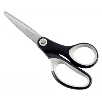 Leitz Titanium forbici di qualità 150 mm, adulti, taglio dritto, singolo, nero, metallizzato, acciaio inox, titanio