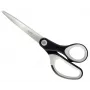 Leitz Titanium forbici di qualità 205 mm, adulti, taglio dritto, singolo, nero, bianco, acciaio inox, forbici da ufficio
