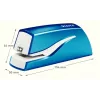 Leitz NeXXt cucitrice a batteria WOW 5566, 10 fogli, 1 cm, plastica, blu, bianco, batteria, 50 mm