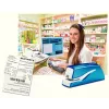 Leitz NeXXt cucitrice a batteria WOW 5566, 10 fogli, 1 cm, plastica, blu, bianco, batteria, 50 mm