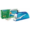 Leitz NeXXt cucitrice a batteria WOW 5566, 10 fogli, 1 cm, plastica, blu, bianco, batteria, 50 mm