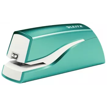 Leitz NeXXt cucitrice a batteria WOW 5566, 10 fogli, 1 cm, plastica, blu, bianco, batteria, 50 mm