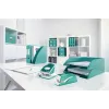 Leitz NeXXt cucitrice a batteria WOW 5566, 10 fogli, 1 cm, plastica, blu, bianco, batteria, 50 mm