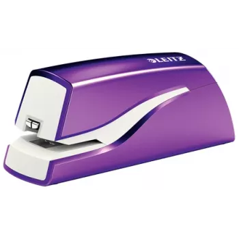 Leitz NeXXt cucitrice a batteria WOW 5566, 10 fogli, 1 cm, plastica, viola, bianco, batteria, 50 mm