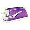 Leitz NeXXt cucitrice a batteria WOW 5566, 10 fogli, 1 cm, plastica, viola, bianco, batteria, 50 mm