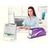 Leitz NeXXt cucitrice a batteria WOW 5566, 10 fogli, 1 cm, plastica, viola, bianco, batteria, 50 mm