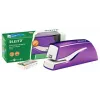 Leitz NeXXt cucitrice a batteria WOW 5566, 10 fogli, 1 cm, plastica, viola, bianco, batteria, 50 mm