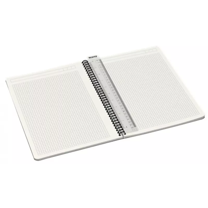 Leitz 44950085 quaderno A4 90 fogli grigio, bianco