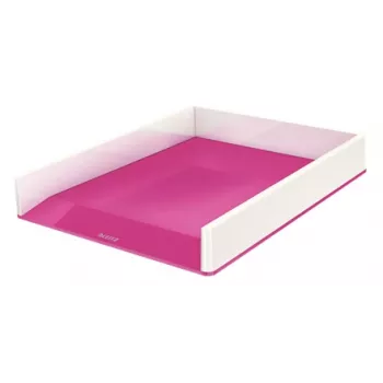 Leitz vaschetta portadocumenti WOW Dual Colour, plastica, metallizzato, rosa, A4, 267 mm, 336 mm, 49 mm