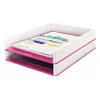 Leitz vaschetta portadocumenti WOW Dual Colour, plastica, metallizzato, rosa, A4, 267 mm, 336 mm, 49 mm