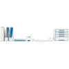 Leitz vaschetta portadocumenti WOW Dual Colour, plastica, blu, metallizzato, A4, 267 mm, 336 mm, 49 mm