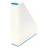 Leitz raccoglitore per riviste WOW Dual Colour, blu, bianco, plastica, A4, 272 mm, 318 mm, 430 g