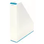 Leitz raccoglitore per riviste WOW Dual Colour, blu, bianco, plastica, A4, 272 mm, 318 mm, 430 g