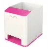 Leitz portapenne Sound WOW, rosa, bianco, polistirene, 90 mm, 101 mm, 100 mm, 140 g