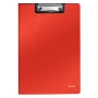 Leitz cartella con clip e copertina anteriore Solid, A4, rosso, 75 fogli, poliuretano espanso, 229 mm, 16 mm
