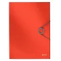 Leitz cartella a 3 lembi Solid PP A4, cartella a lembi, A4, polipropilene (PP), rosso, 150 fogli, 80 g/m²