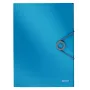 Leitz cartella a 3 lembi Solid PP A4, cartella a lembi, A4, polipropilene (PP), blu, 150 fogli, 80 g/m²