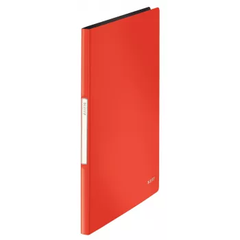 Leitz album con tasche trasparenti Solid PP 20 tasche, rosso, polipropilene (PP), 20 tasche, verticale, A4, 231 mm