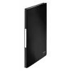Leitz album con tasche trasparenti Solid PP 40 tasche, nero, polipropilene (PP), 40 tasche, verticale, A4, 233 mm