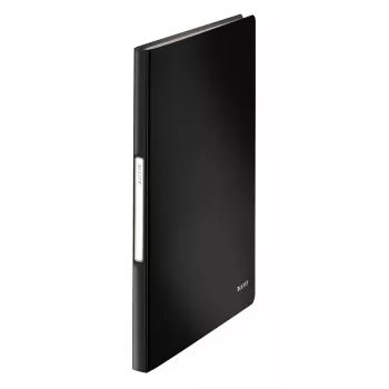 Leitz album con tasche trasparenti Solid PP 40 tasche, nero, polipropilene (PP), 40 tasche, verticale, A4, 233 mm